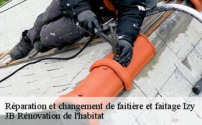 Réparation et changement de faitière et faitage